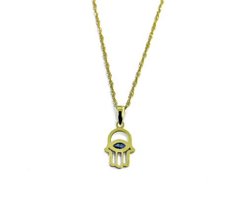 Cadena con mano de fátima