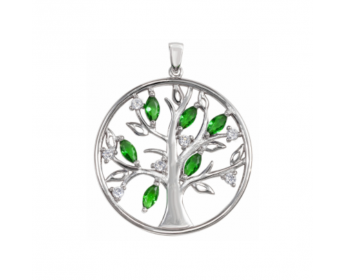 Colgante árbol de la vida verde