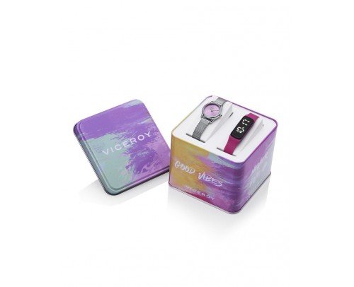 Pack reloj niña comunión Viceroy + smartband 74-41104-95