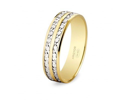 Alianza oro bicolor 5250464