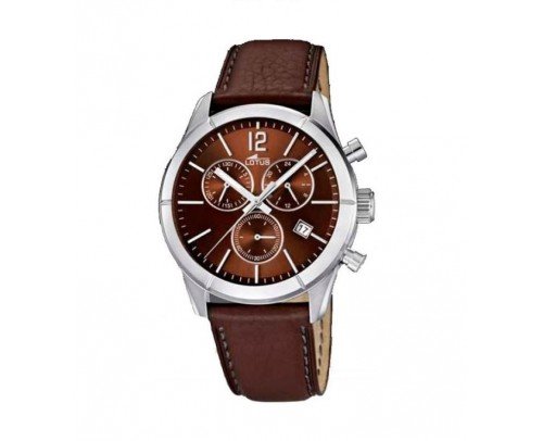 Reloj Lotus hombre crono marrón 15850-4