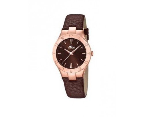 Reloj Lotus mujer piel marrón 15901-2