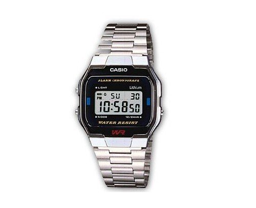 A-163WA.1Q Reloj Casio Unisex plata
