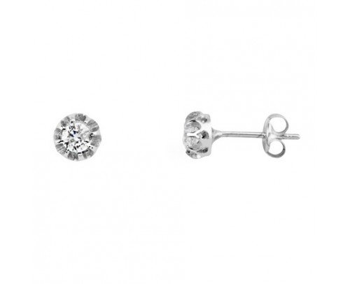 89-54408-P/B/CI Pendientes oro blanco