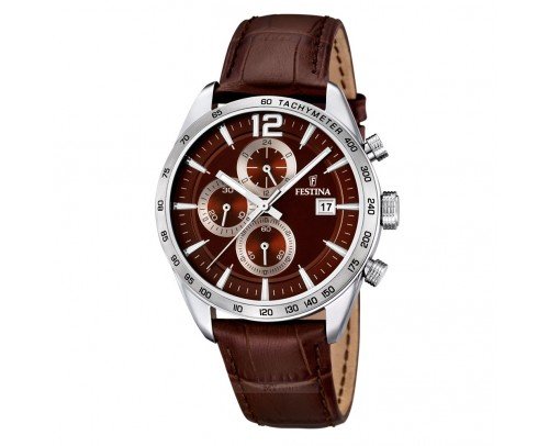 F16760-2 Reloj Festina hombre piel marrón
