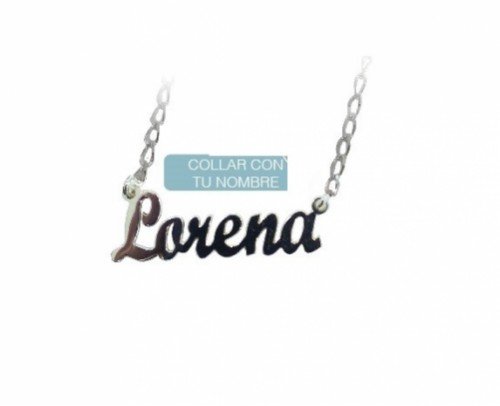COLLAR NOMBRE PLATA MEDIANO