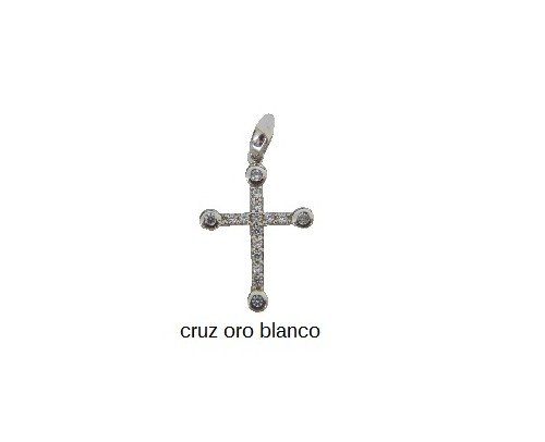 cruz oro blanco comunión