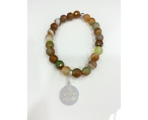 Pulsera marrón te quiero abuela