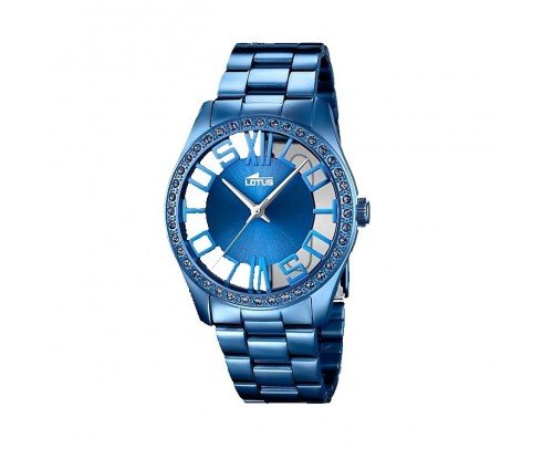 Reloj Lotus mujer acero ip azul 18251-1