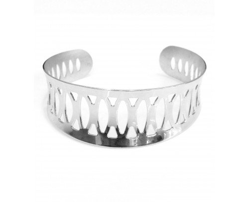Brazalete plata calado