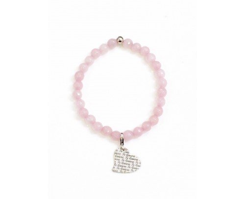Pulsera con corazón te quiero
