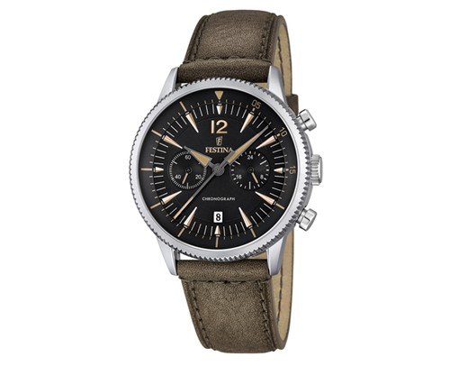 F16870-3 Reloj Festina hombre piel marrón