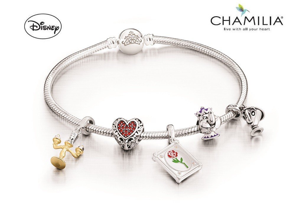 charm pandora la bella e la bestia charm pandora la bella e la bestia