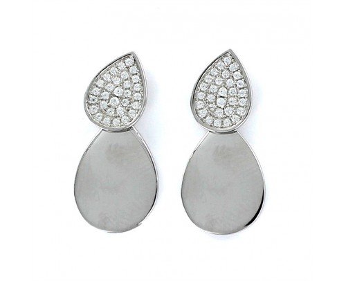 9099967 Pendientes plata lágrima desmontables