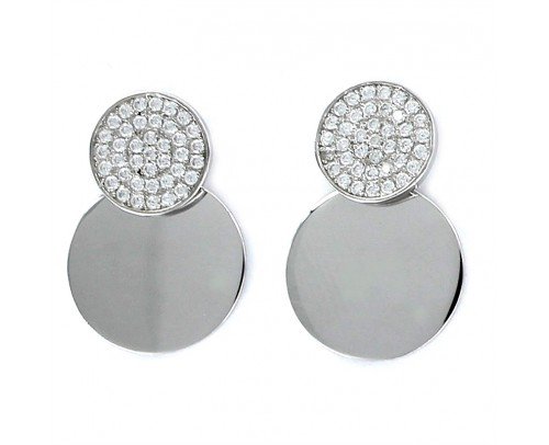 9099988 Pendientes plata circulos desmontables