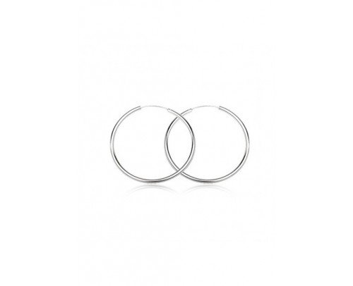 Aros plata 40 mm