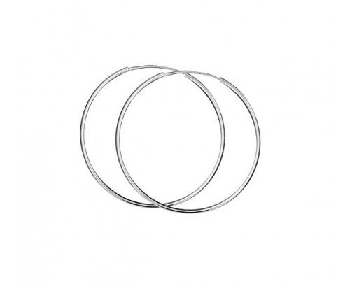 Aros plata 50 mm