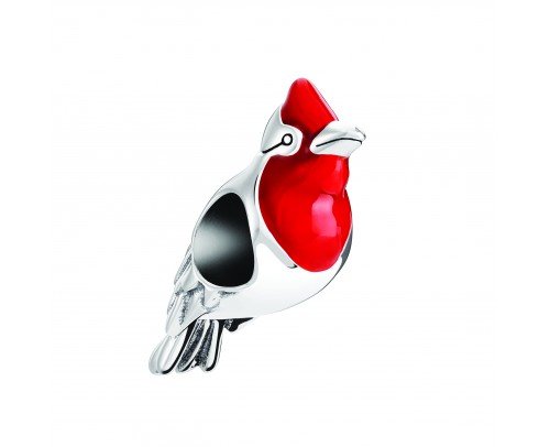 2020-0833 Abalorio pájaro rojo Chamilia