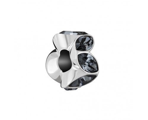 2025-2421 Abalorio Swarovski negro Chamilia