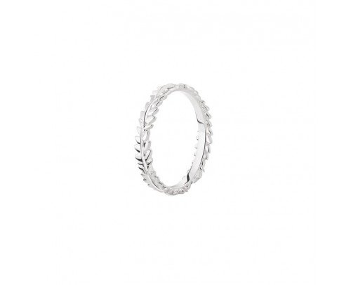 1110-0368 Anillo hojas plata Chamilia
