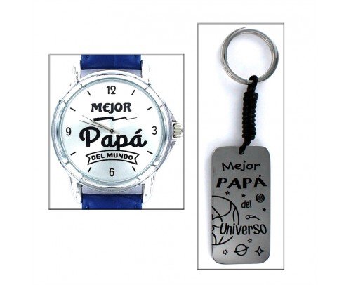 9101906 Pack reloj papá + llavero