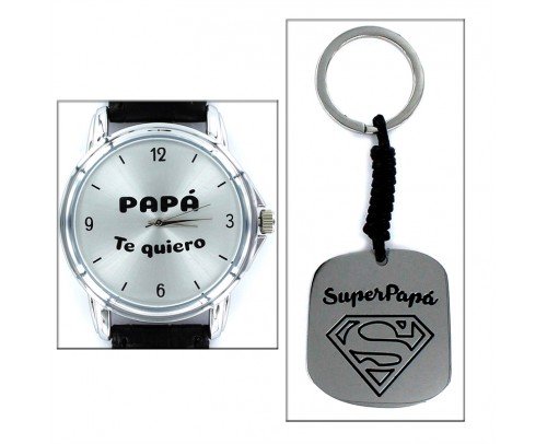 9101901 Pack reloj papá + llavero