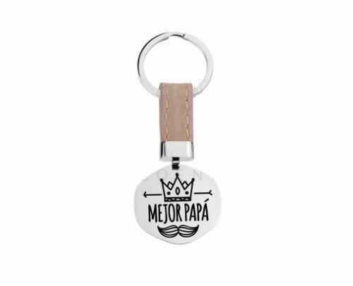 222034 Llavero de acero Mejor papá marca Verutia