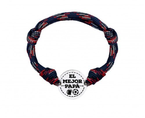 159149 Pulsera de acero El mejor papá marca Verutia