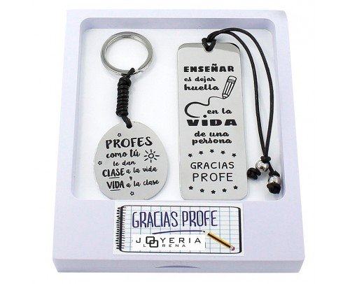 Pack llavero + marcapáginas Profe 9103000