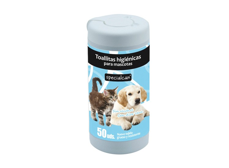 Toallitas húmedas higiénicas para mascotas (Specialcan) :: Aseo e higiene  :: PERROS :: Productos para animales de compañía-Tienda online de productos  para animales de compañía o mascotas.