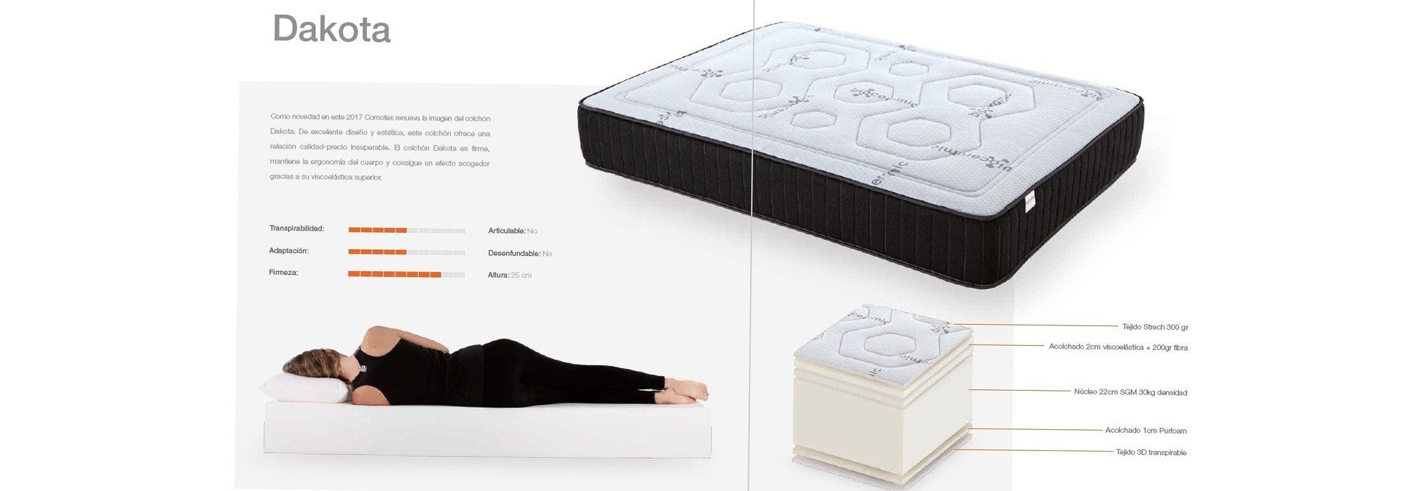 COLCHONES, CANAPÉS, BASES TAPIZADAS, SOMIERES Y ALMOHADAS > Colchones viscoelástica