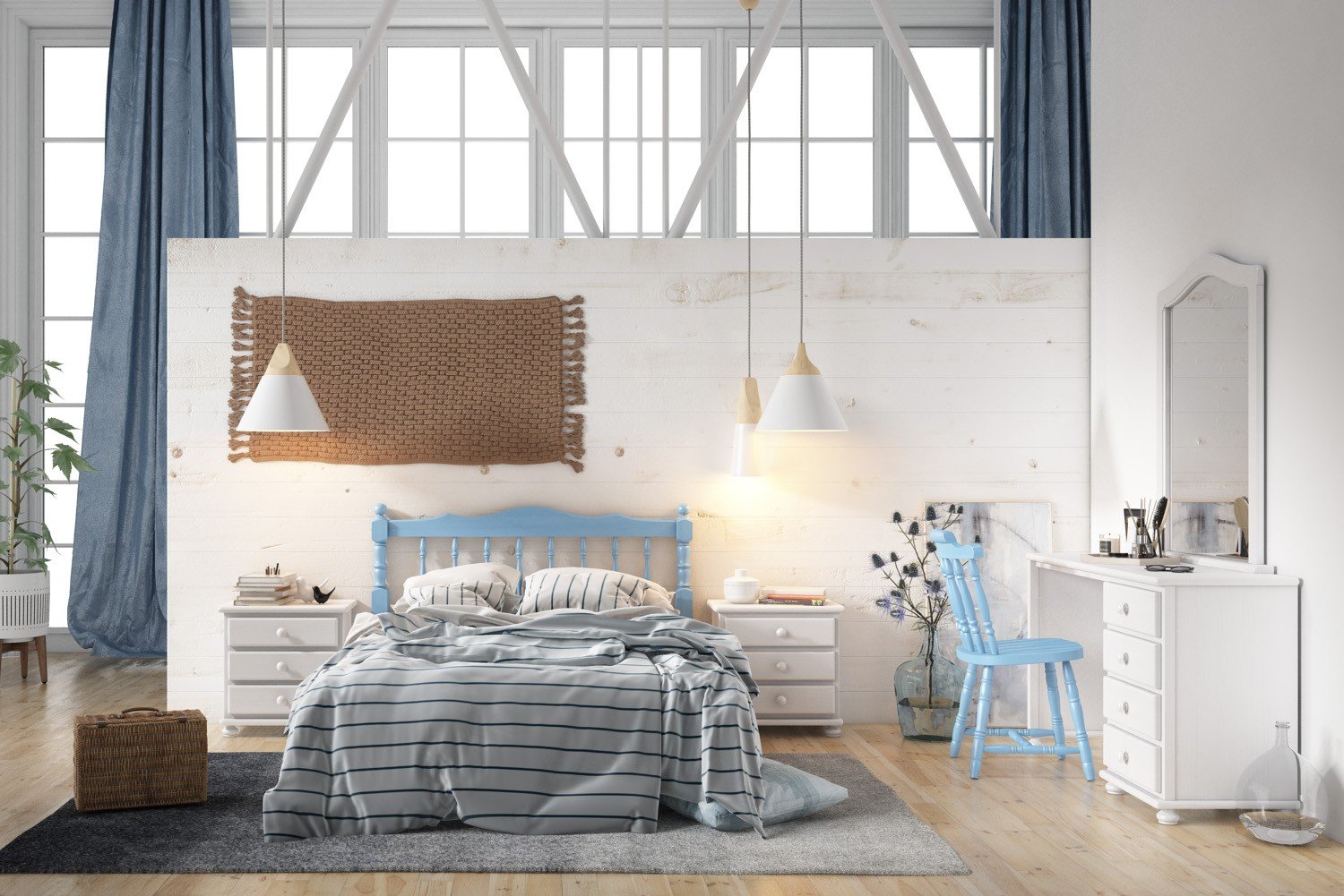 Dormitorios pino, Tienda online Valencia, Tienda Muebles Valencia