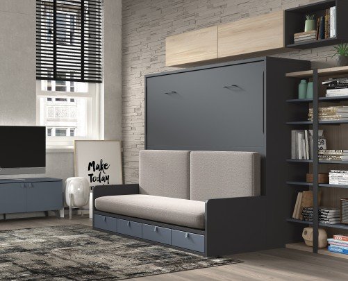 Camas abatibles con sofá 135X190 CM CHA-287