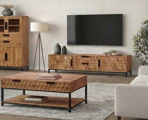 Comedores Madera Acacia VAL-70