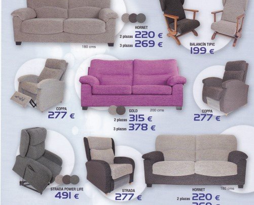 Ofertas Sofas, sillones y relax