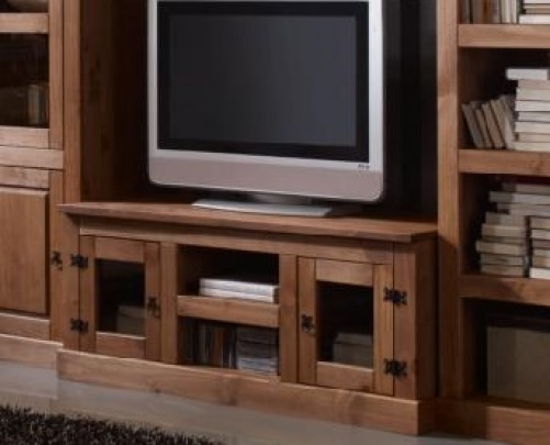 Muebles de TV Rústicos de Pino VAL-08B