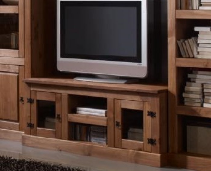 Muebles de TV Rústicos de Pino VAL-08B