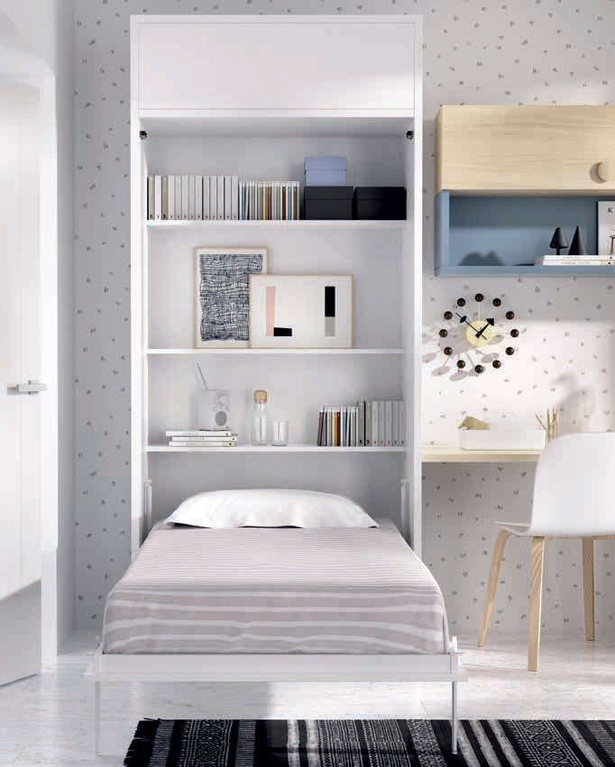 cama abatible vertical 90x190 – Tu habitación a medida