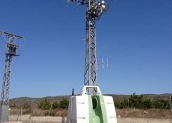 Escaneado de torre eléctrica