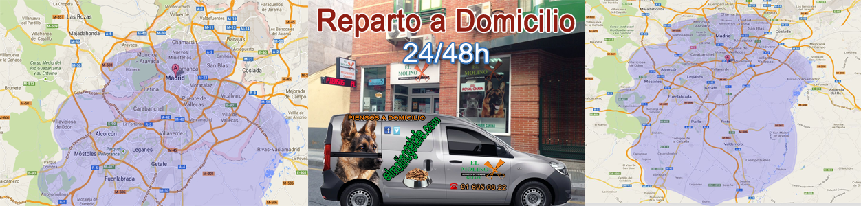 SERVICIO A DOMICILIO - EL MOLINO GETAFE - REPARTO MADRID - PIENSO