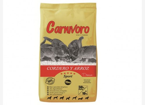 CARNIVORO Adult CORDERO 12kg (100%Natural )