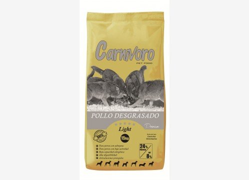 CARNIVORO Adult LIGHT 15kg (100%Natural)