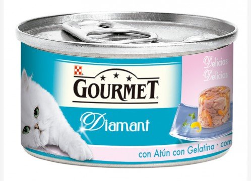 Gourmet DIAMANT gelatina con atun y gambas 85gr