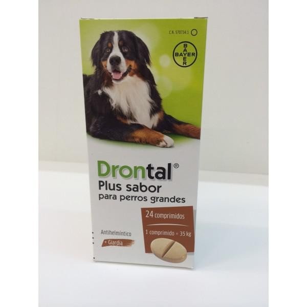 DRONTAL PLUS SABOR BAYER PERROS RAZA GRANDE EL MOLINO GETAFE
