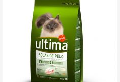 Ultima Cat Adulto Bolas de Pelo pavo 1.5kg
