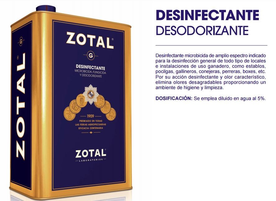 Zotal D Desinfectante Doméstico