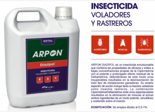 Diazipol Insecticida Antiparasitario 250cc