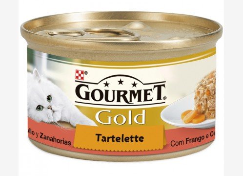 Gourmet Gold TARTALETTE Pollo Zanahorias 85gr
