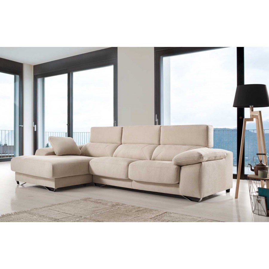 SOFÁS CON CHAISE LONGUE Sofás Albufera Valencia, sofás Valencia