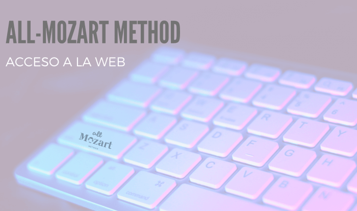 ACCESO WEB ALL MOZART METHOD